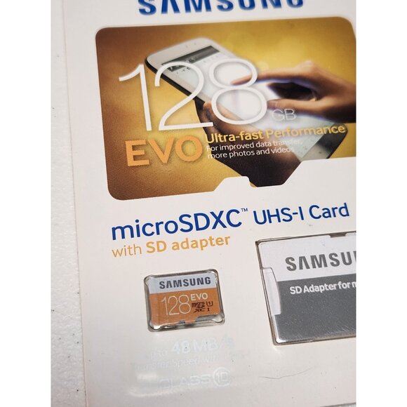 Samsung 128GB EVO Class 10 Micro SDXC Card‎ with Adapter – Up to 48MB/s - Picture 4 of 5